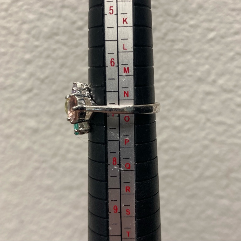 Multi color gem ring - Picture 3 of 3